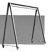 500 kg Mobile Packaway Gantry 500 kg Mobile Packaway Gantry