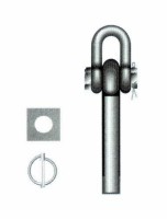 Manhole Lifting Pin - 30 mm diameter c/w shackle, washer and lynch pin