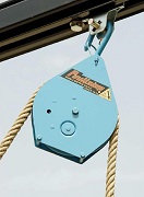 Poulistop Block c/w Brake - Hook Suspension Poulistop Block c/w Brake - Hook Suspension