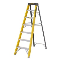 Step Ladder, Glass Fibre, Swingback, 6 Tread