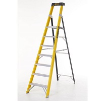 Step Ladder, Glass Fibre, Platform, 7 Tread