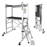 Climb-it Folding Platform - 880 mm - 2 Tread Climb-it Folding Platform - 880 mm - 2 Tread