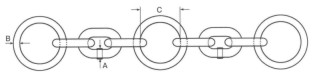 13 mm diameter Galvanised Pump Chain