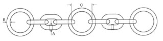 7 mm diameter Galvanised Pump Chain