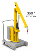 150 kg Semi-Electric C'Balanced Floor Crane