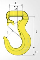 1 tonne Roundsling / Webbing Hook