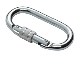 M10 Steel Karabiner c/w Manual Screw Lock