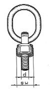 M12 Lifting Eye with Swivel