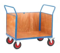 Platform Truck c/w 3 Plywood Sides - 850 x 500