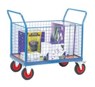 Platform Truck - 4 Mesh Sides - 850 x 500