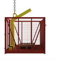 crane fork basket